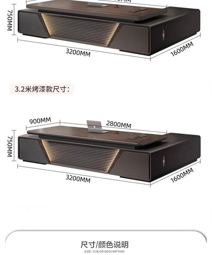 Height-Adjustable L-Shaped Gaming & Home Office Desk