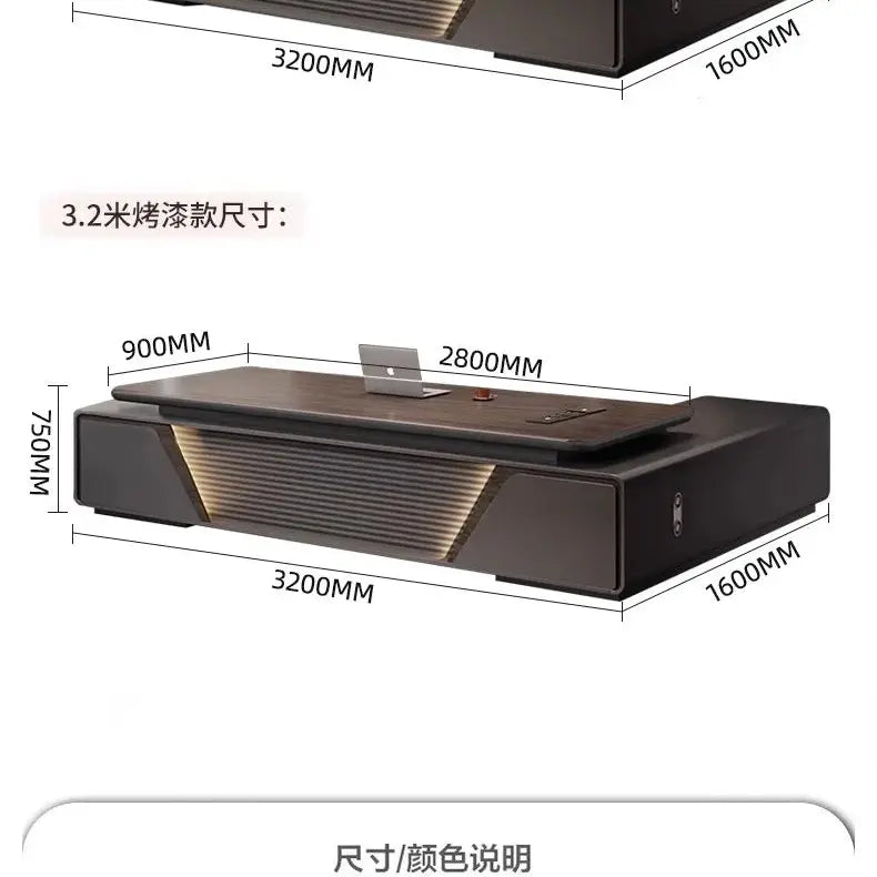 Height-Adjustable L-Shaped Gaming Desk — Jonine&