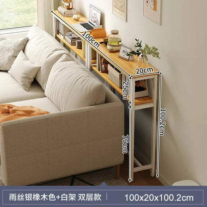 Narrow Sofa Gap Side Table — Space-Saving Partition Rack