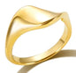 Stainless Steel Ring for Women Inlaid Zircon Rings Waterproof Romantic Fashion Jewelry