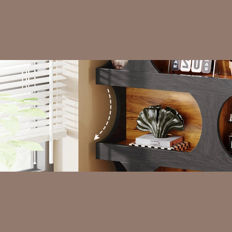 Stories on Display — Tribesigns 71" S-Shaped Bookcase