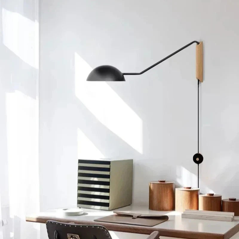 Modern Minimalist Long Arm LED Wall Lamp Design Style Golden Wall Lights Living Dining Room Bedside Sconce Adjustable Home Decor Jonine&