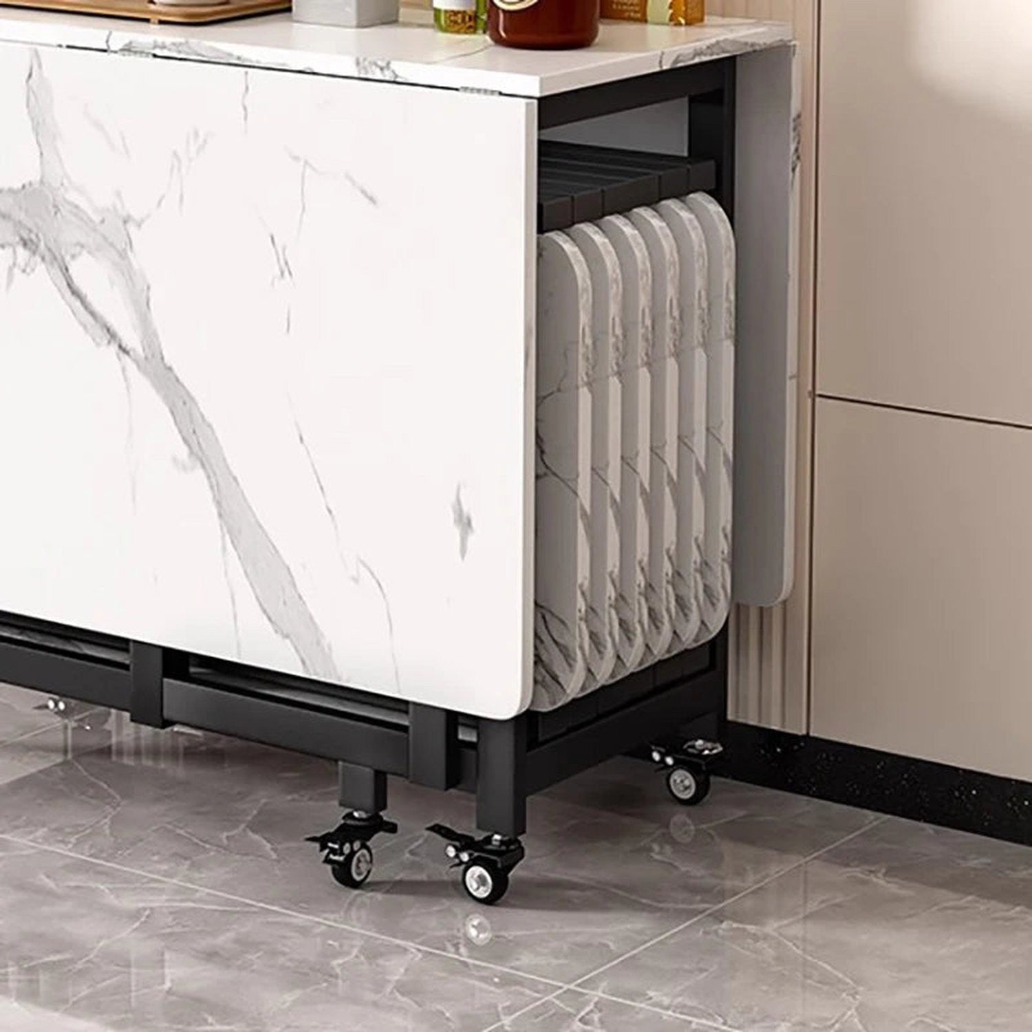 Italian Luxury Foldable Dining Table