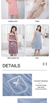 Wrap & Go — Wearable Fast-Dry Bath & Beach Towel (140×85cm)