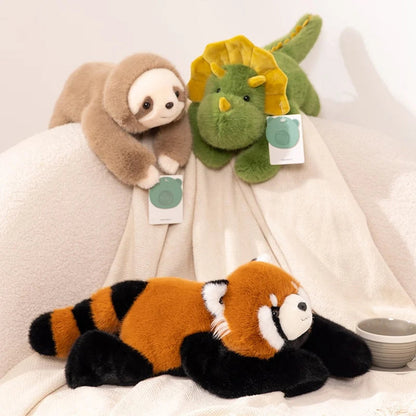 The Room Friend — Long-Arm Forest Animal Plush Pillow