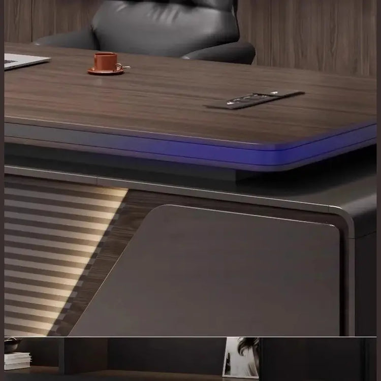 Height-Adjustable L-Shaped Gaming Desk — Jonine&