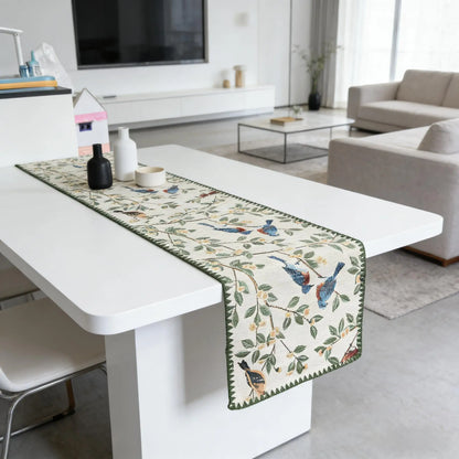 Nordic Cotton Linen Table Runner — Multiple Sizes & Patterns