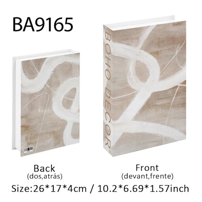 Decorative Book Box Set — Nordic Home Accent