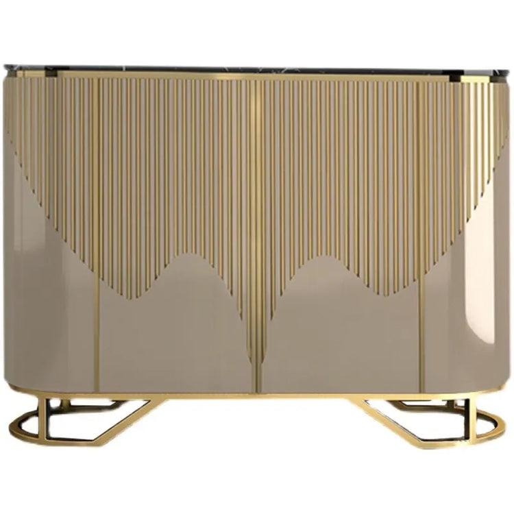 French Gold Luxury Living Room Display Cabinet Jonine&