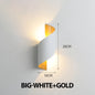 Spiral LED Wall Light — Nordic Modern Indoor & Outdoor Sconce