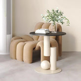 Living room sofa, small coffee table, side cabinet, living room home, light luxury bedside table, balcony, simple and creative Jonine’s Corner