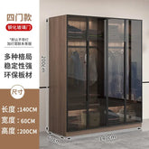Glass light luxury corner cloakroom wardrobe Double clothes closet cabinets and wardrobes Cabinet dressing clothe home furniture Jonine&
