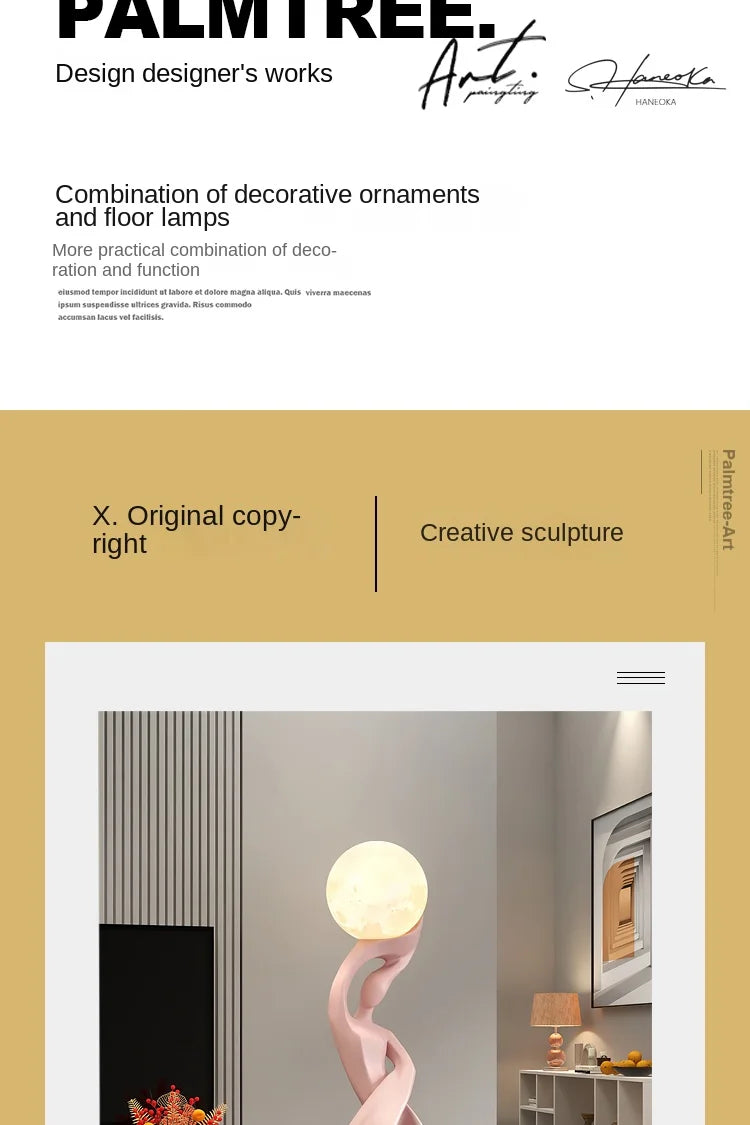 Light That Lives in the Room — Nordic Glow Resin Figurine with Ambient Light