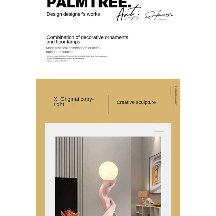 Light That Lives in the Room — Nordic Glow Resin Figurine with Ambient Light