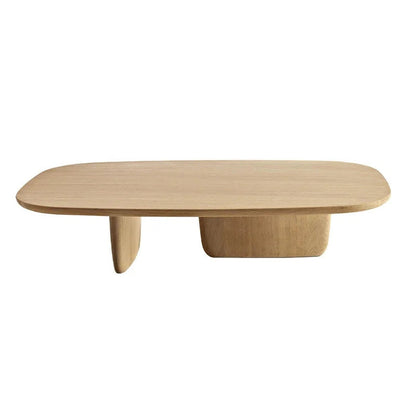 Nordic Minimalist Coffee Table — Modern Wood &amp; Glam Living Room Center Table