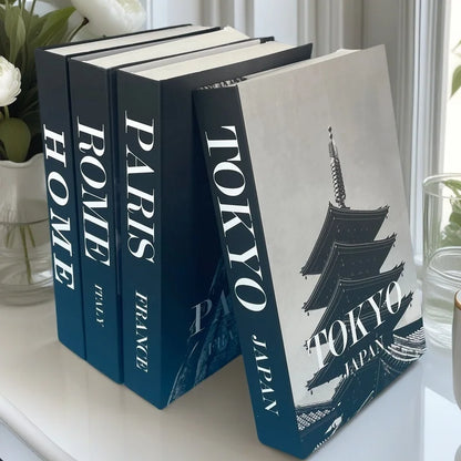 Decorative Book Box Set — Nordic Home Accent