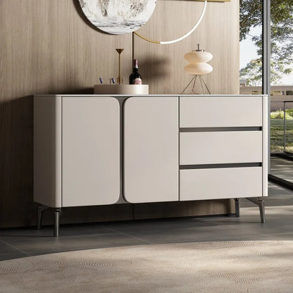 Premium Minimalist Display Cabinet — Light Luxury Living Room Storage