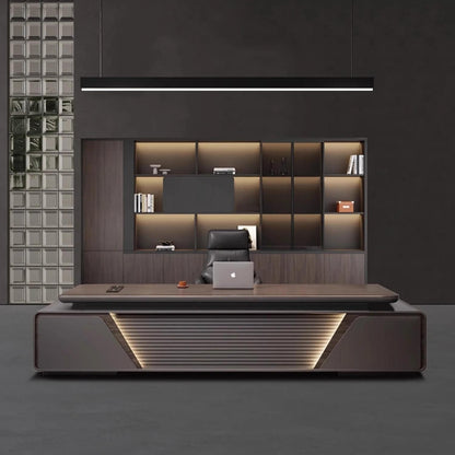 Height-Adjustable L-Shaped Gaming &amp; Home Office Desk