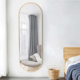 The Mirror That Opens the Room — Oversized Oval Full-Length Mirror