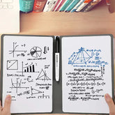 Write It, Wipe It, Repeat — Reusable Whiteboard Set with Blue Pen & Eraser Jonine’s Corner