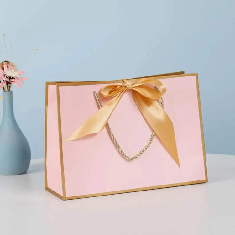 Bow Ribbon Paper Gift Bags with Handles Jonine’s Corner