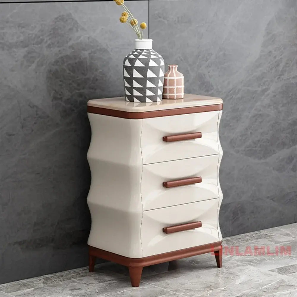 Linlamlim Luxury Living Room Set – Marble & Wood Accents