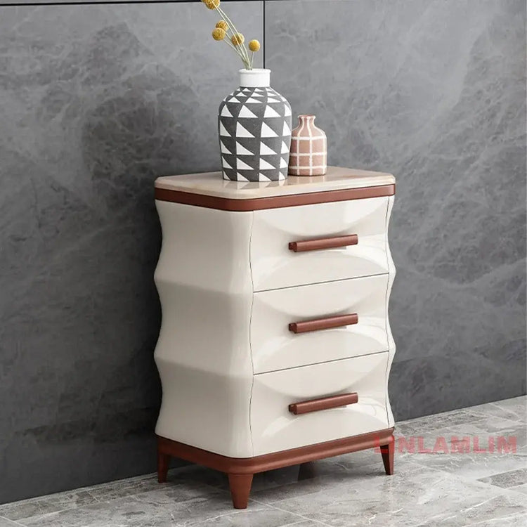 Linlamlim Luxury Living Room Set – Marble & Wood Accents