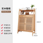 Vintage Luxury Wood Shoe Rack — Space-Saving Entryway Storage