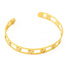 Fashion Simple Stainless Steel 3 Crystal Bracelet Bangle