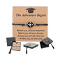 Graduation Gift Box Set — Compass, Bracelet & Keepsake Card