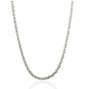 Stainless Steel Vintage Textured Delicate Necklace