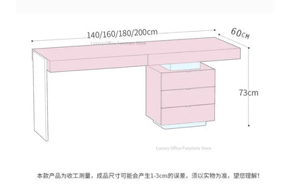 Italian Minimalist Luxury Study Desk