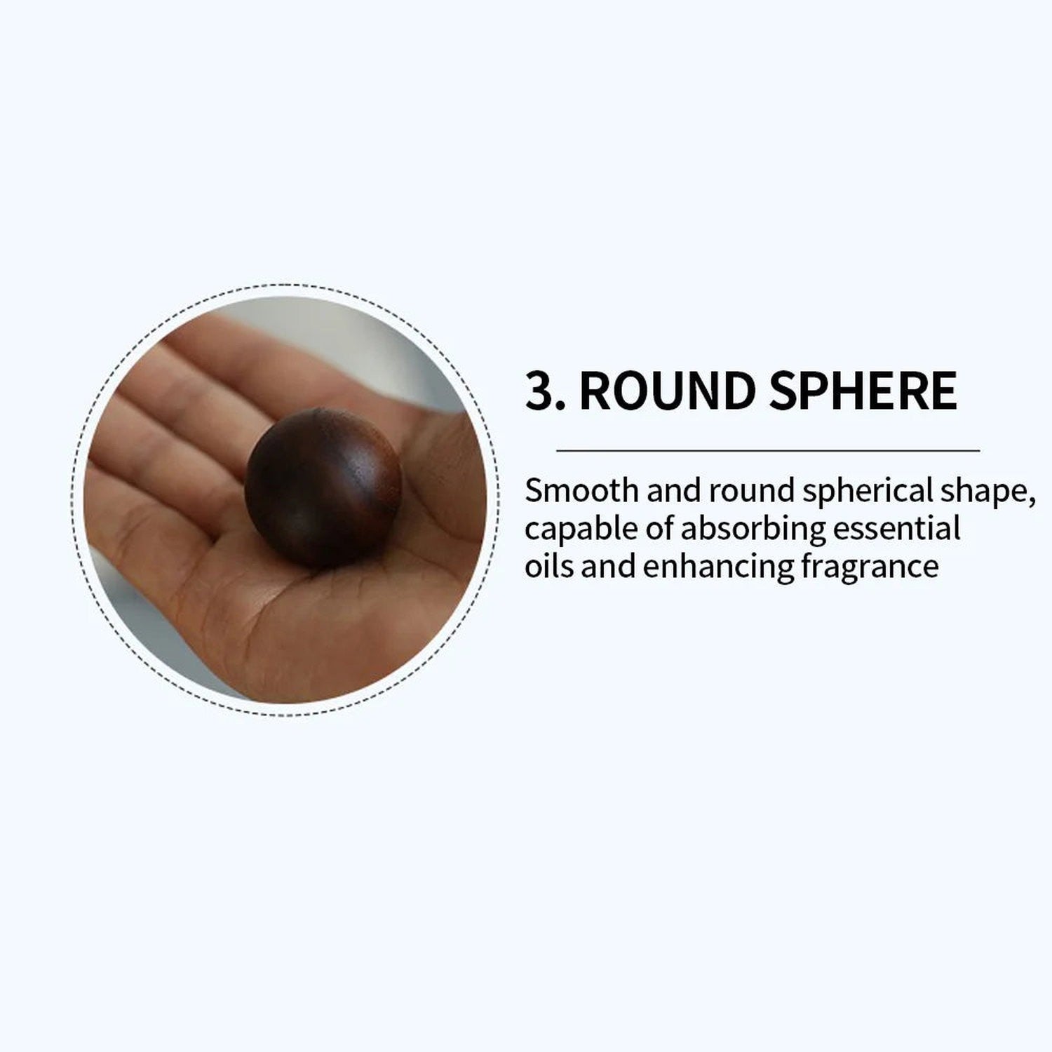 Natural Calm — Wooden Spherical Essential Oil Diffuser