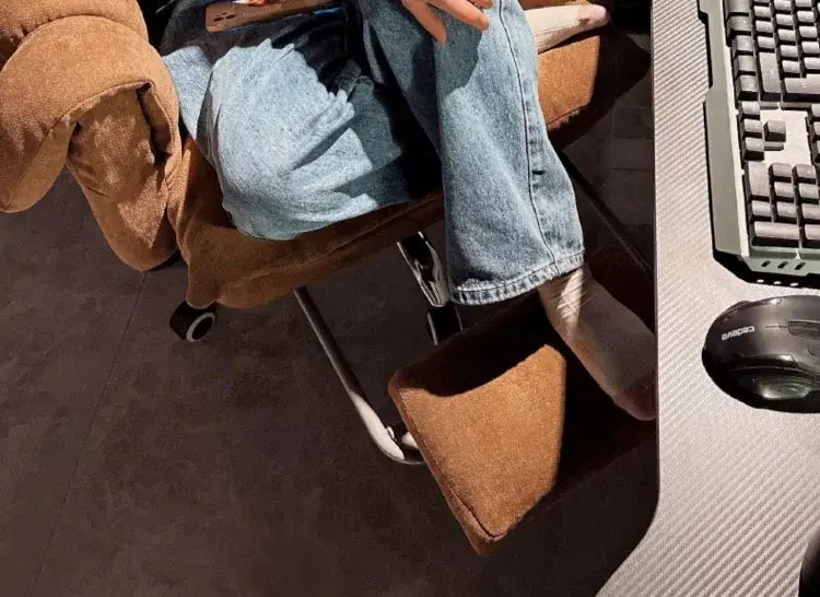 Comfortable Long-term Sofa Chair, Gaming Chair, Bedroom Desk Chair, Home Study Office Stool, Soft and Comfortable Jonine&