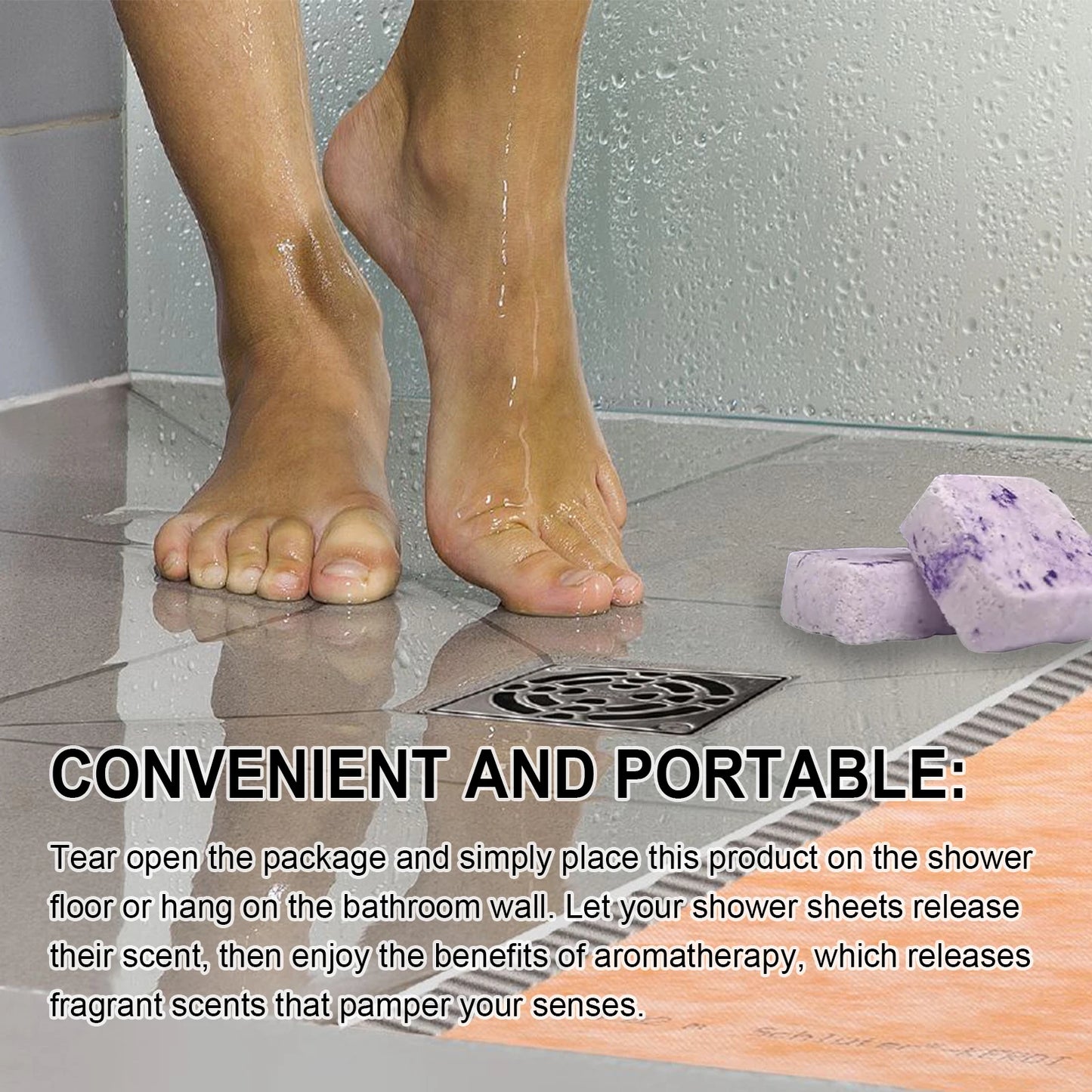 Spa in Your Shower — Lavender Aromatherapy Shower Steamer Set