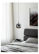 Nordic Glass LED Pendant Lamp – Modern Luxury Hanging Light
