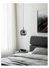Nordic Glass LED Pendant Lamp – Modern Luxury Hanging Light