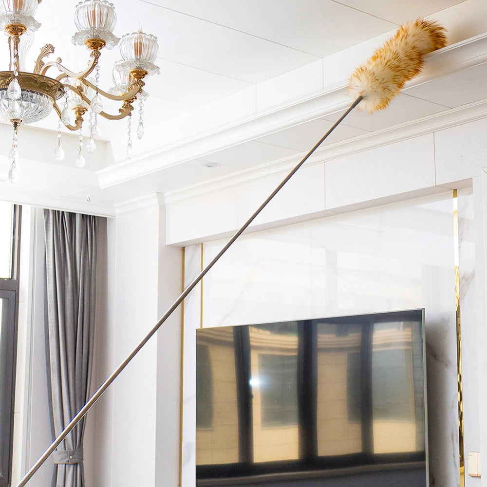 Natural Feather & Wool Duster