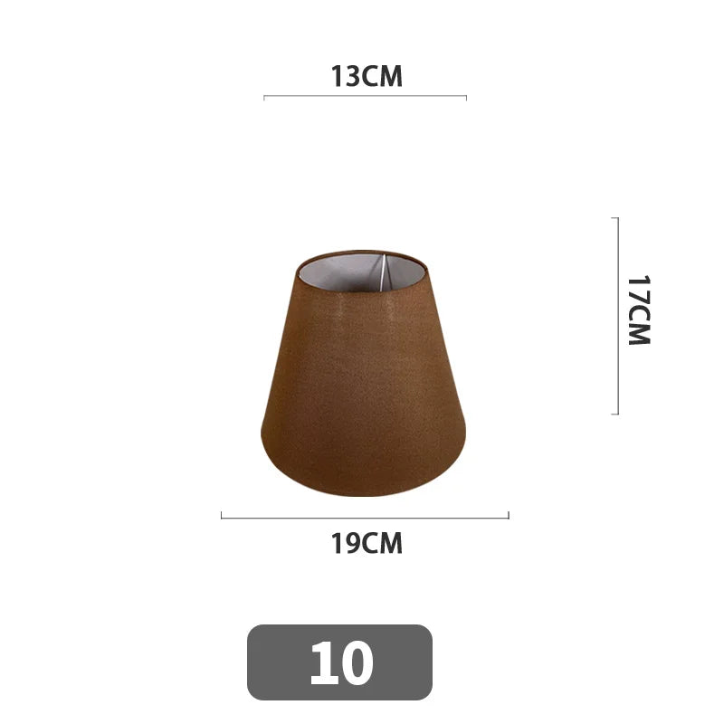 Nordic Style Chandelier Lamp Shade Linen Cloth Bedside Table Ceiling Light Cover E27 Modern Home Decor Wall Lamp Floor Lampshade
