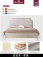 European Minimalist Waterproof Bed Frame with Headboard