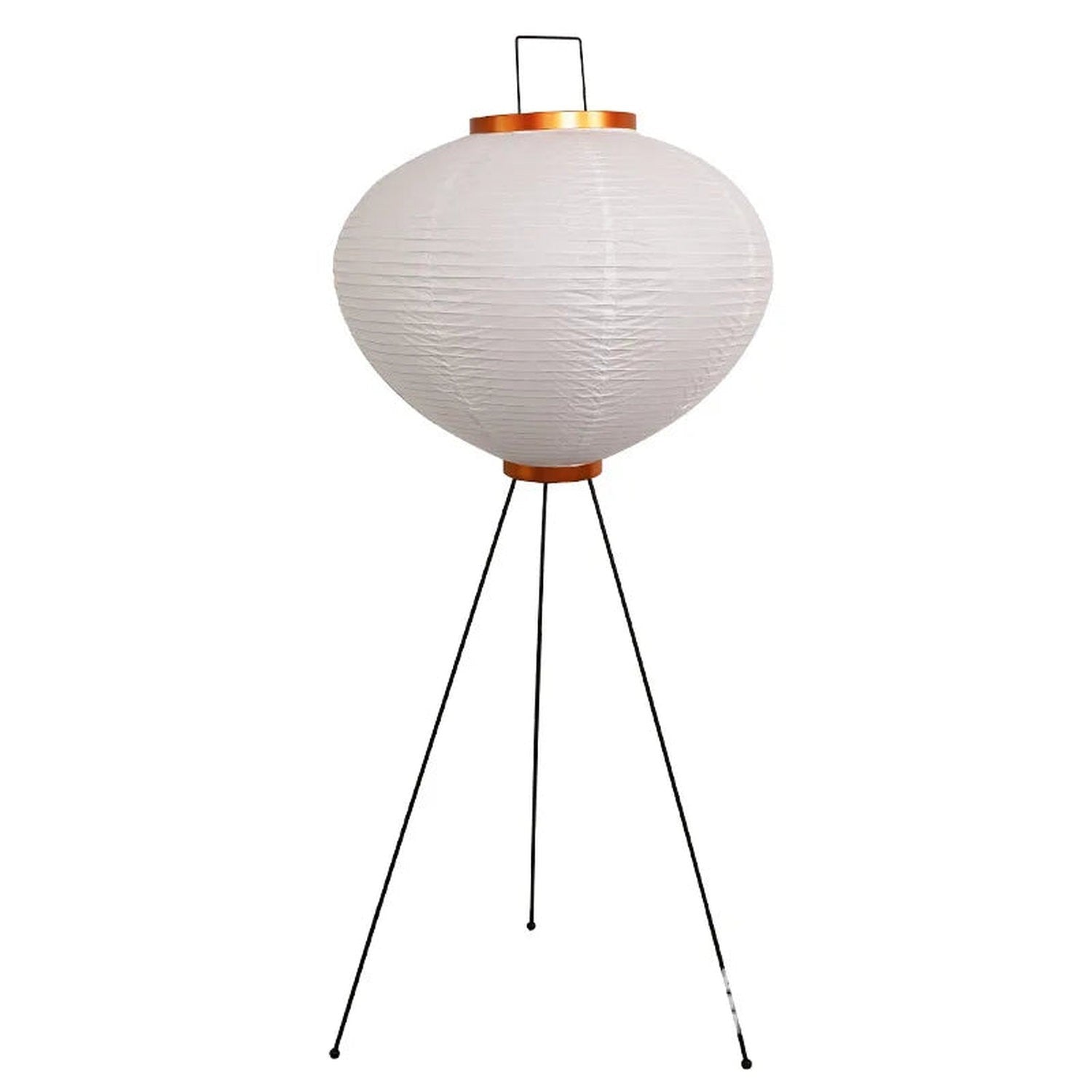 Wabi-Sabi Rice Paper Floor Lamp – Noguchi Style