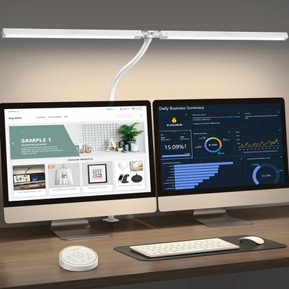 Light That Works as Hard as You Do — 24W Eye-Care LED Desk Lamp with 5-Color Dimmer