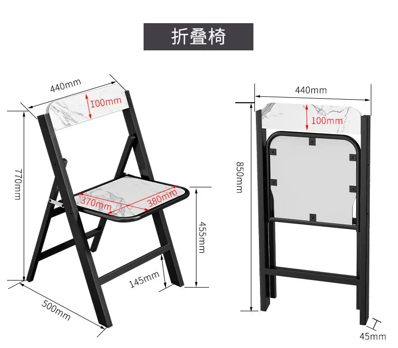 Italian Luxury Foldable Dining Table