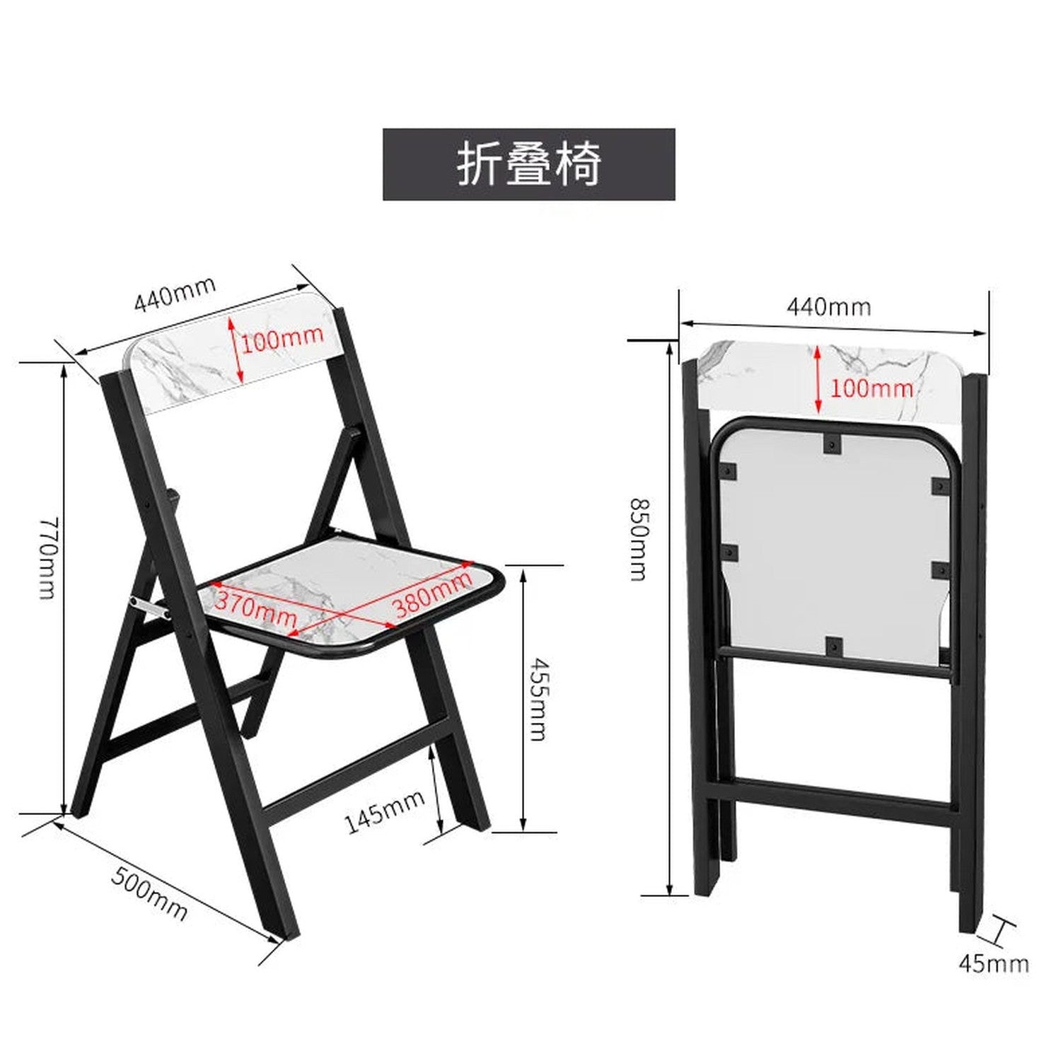 Italian Luxury Foldable Dining Table