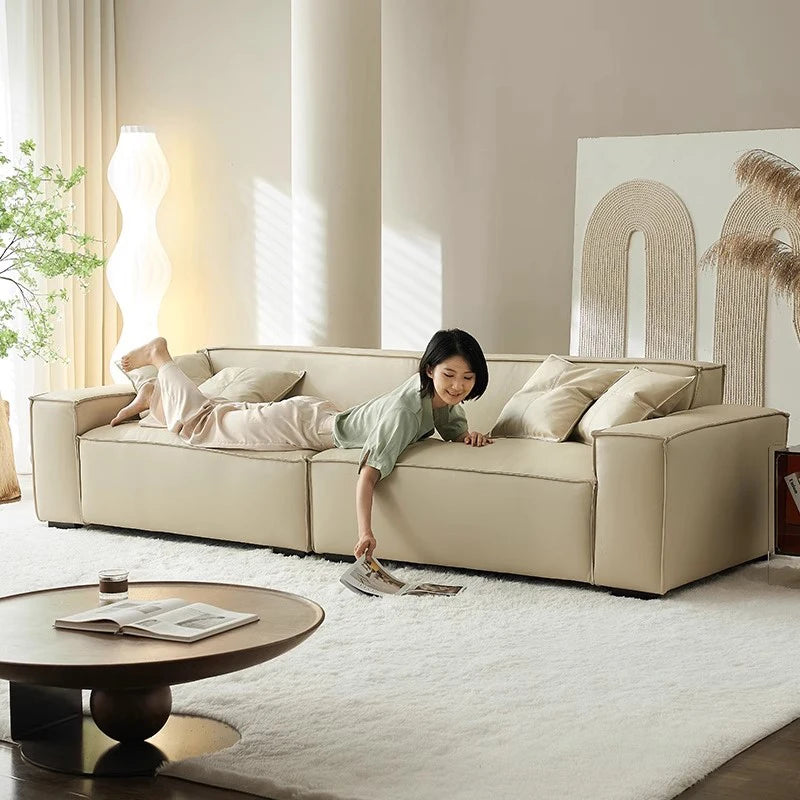 Aesthetic Space-Saving Luxury Sofa — Unique Designer Living Room Seating