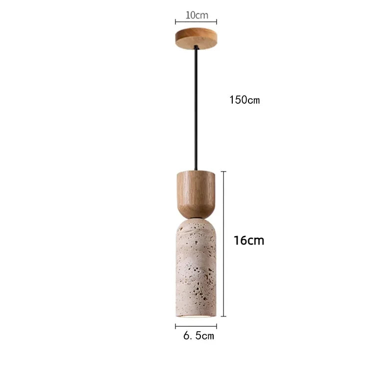 Stone Cord Pendant Light