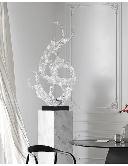 Quiet Luxury in Resin — Lumière Light Luxury Art Sculpture for the Modern Interior
