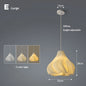 3D Floral Resin Pendant Light — Nordic Chandelier