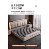 French King Upholstered Bed — Double Lounge Bedroom Frame Jonine’s Corner