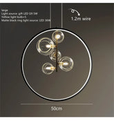 Modern Glass Bubbles Led Pendant Lights for Table Dining Room Kitchen Bar Chandeliers Lamps Home Decor Lusters Lighting Fixture Jonine&